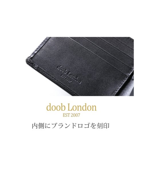 doob London(ドゥーブロンドン)/[doob London]コードバンレザー二つ折り財布/img08