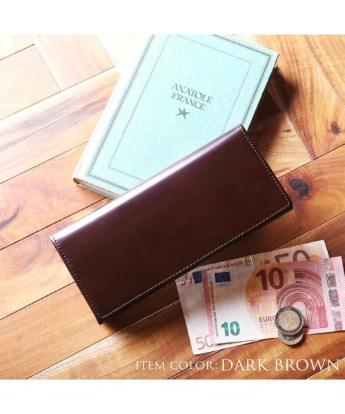 [doob London]コードバンレザー長財布二つ折り 馬革