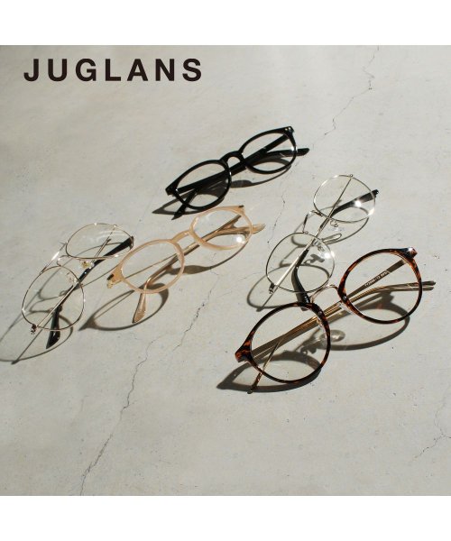 JUGLANS(ユグランス)/JUGLANS クリアレンズサングラス 伊達メガネ ケース付き/img01