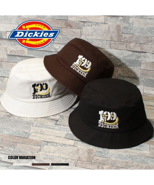 Dickies(Dickies)/100th LOGO BUCKET HAT/img01