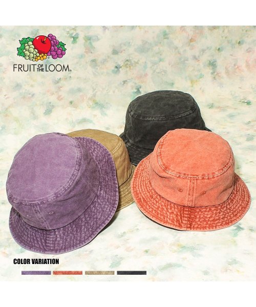 FRUIT OF THE LOOM(フルーツオブザルーム)/Bucket Hat Twill Pigment/img01