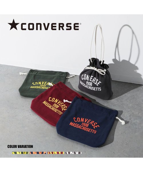 CONVERSE(CONVERSE)/COLLEGE LOGO POUCH BAG/img01