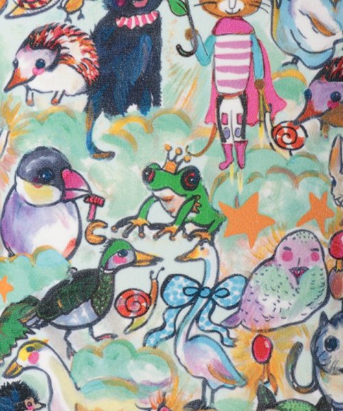 森のどうぶつたち ポーチ スマホポシェット ショルダーケース 