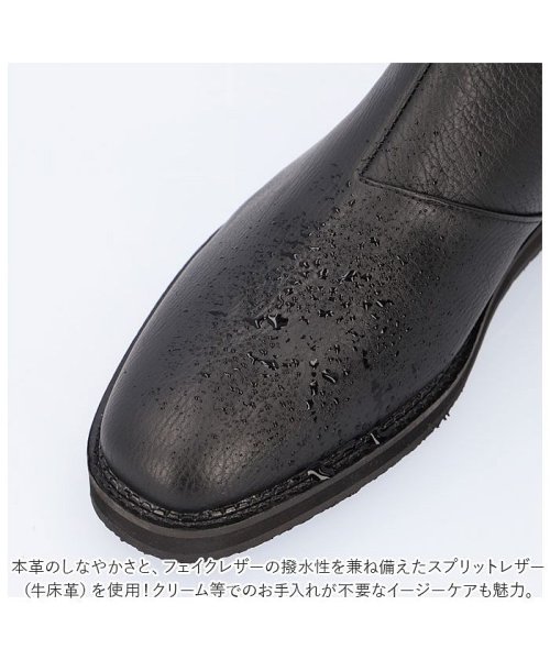BACKYARD FAMILY(バックヤードファミリー)/glabella Split Leather Chelsea Boots/img10