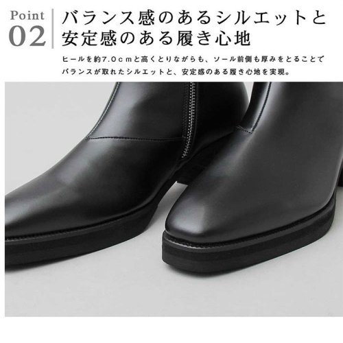 BACKYARD FAMILY(バックヤードファミリー)/glabella Side Zip Heel Up Boots/img07