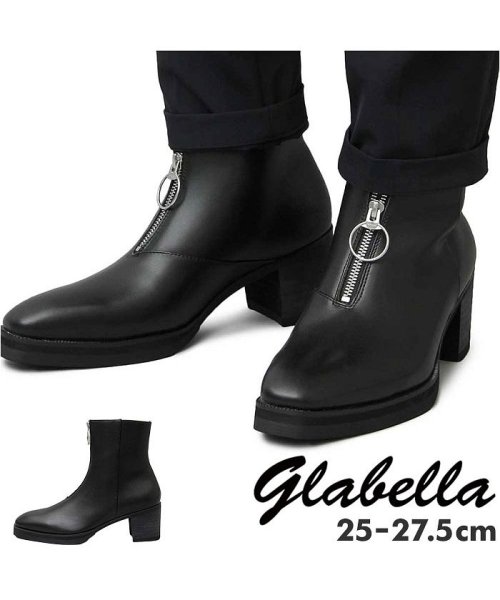 BACKYARD FAMILY(バックヤードファミリー)/glabella Front Zip Heel Boots/img01