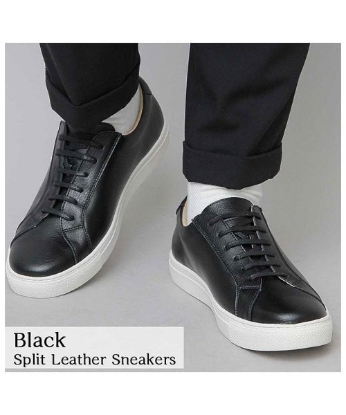 BACKYARD FAMILY(バックヤードファミリー)/glabella Split Leather Sneakers/img03