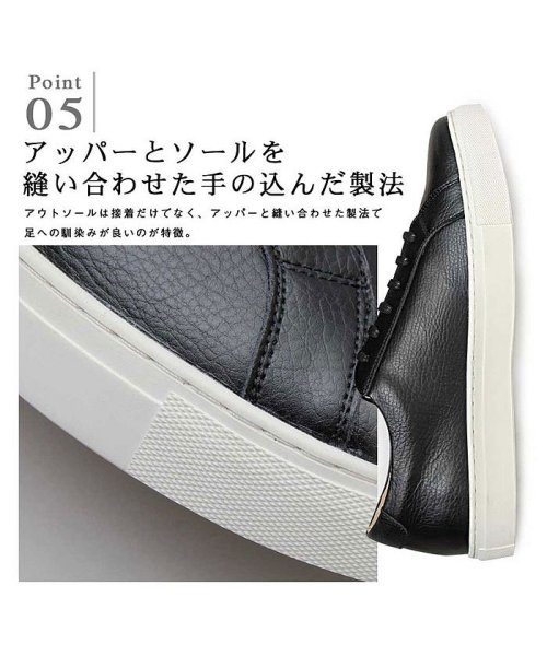 BACKYARD FAMILY(バックヤードファミリー)/glabella Split Leather Sneakers/img10