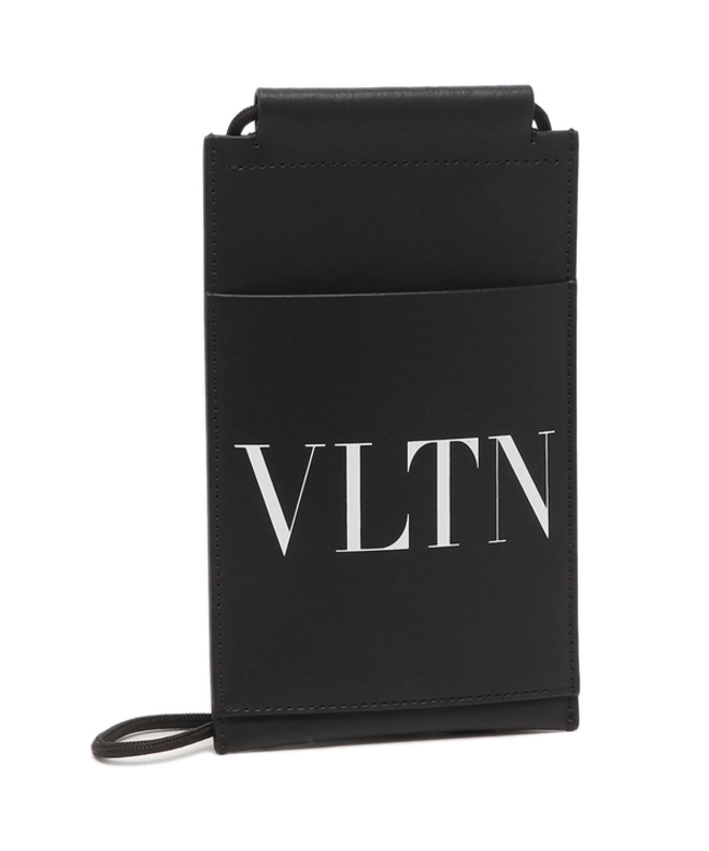 ヴァレンティノ スマートフォンケース VLTNロゴ ネックポーチ ストラップ ブラック メンズ VALENTINO GARAVANI XY2P0T13LVN 0