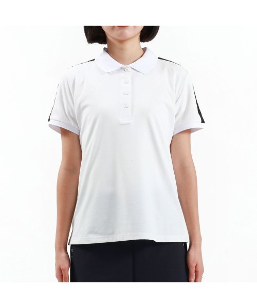 BRIEFING GOLF(ブリーフィング ゴルフ)/【日本正規品】ブリーフィング ゴルフ BRIEFING GOLF WOMENS LOGO MESH SIDE LINE POLO ポロシャツ BRG211W13/img02