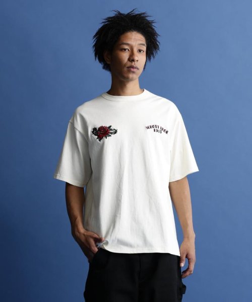 Schott(ショット)/S/S T－SHIRT "SOUVENIR EMBROIDERED"/スーベニア刺繍 Tシャツ/img15