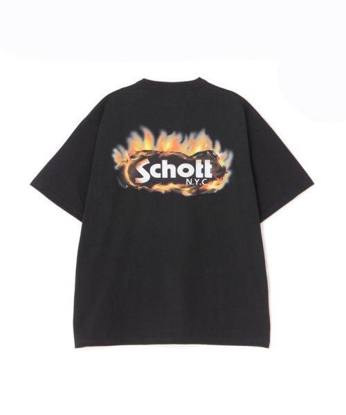 Schott(ショット)/S/S T－SHIRT "FIRE OVAL"/"ファイアーオーバル"Tシャツ/img11