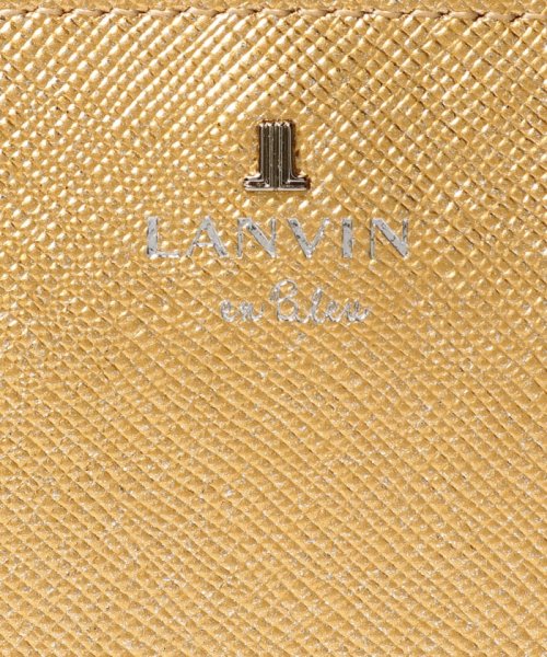 LANVIN en Bleu(BAG)(ランバンオンブルー（バッグ）)/リュクサンブールゴールド　ラウンドジップウォレット/img04