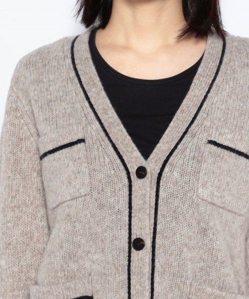 カーディガン NUAGE2 CONTRAST CARDI(505087056) | セオリー(Theory 