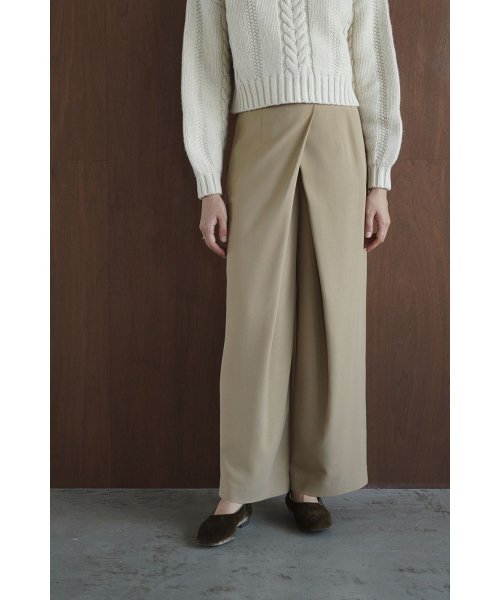 CLANE(クラネ)/CROSS TUCK WIDE PANTS/img09