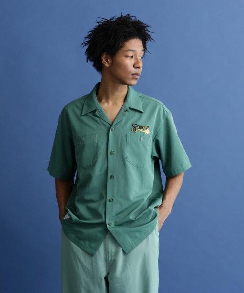 Schott(ショット)/T/C WORK SHIRT ROSE EMBROIDERED/ 刺繍ワークシャツ/img13