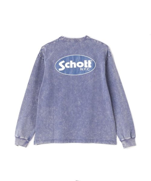 Schott(ショット)/LS T－SHIRT OVAL LOGO/オーバルロゴ ロングスリーブ Tシャツ /img04
