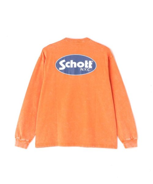 Schott(ショット)/LS T－SHIRT OVAL LOGO/オーバルロゴ ロングスリーブ Tシャツ /img09