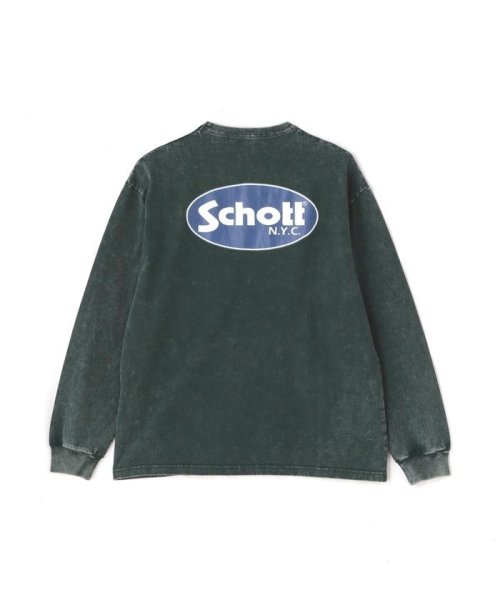 Schott(ショット)/LS T－SHIRT OVAL LOGO/オーバルロゴ ロングスリーブ Tシャツ /img14