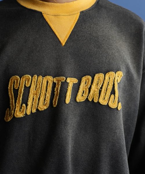 Schott(ショット)/VINTAGE 2TONE CREW SWEAT/ヴィンテージ 2トーン クルースウェット/img05