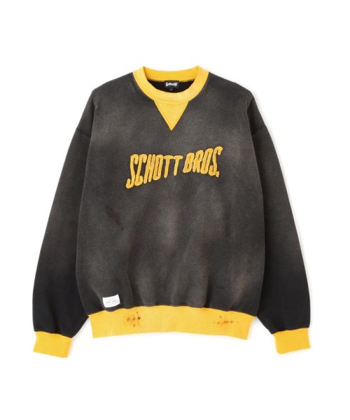 Schott(ショット)/VINTAGE 2TONE CREW SWEAT/ヴィンテージ 2トーン クルースウェット/img11