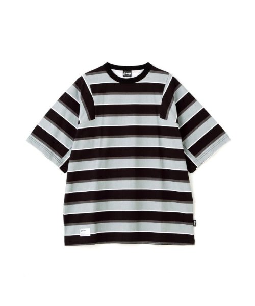 Schott(ショット)/PANELED BORDER T－SHIRT/パネルボーダー Tシャツ/img08