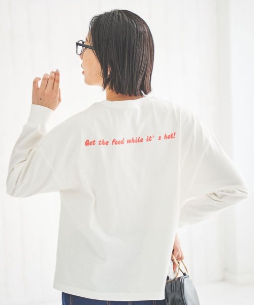 coen(coen)/USAコットン発泡プリントロングスリーブTシャツ/img03