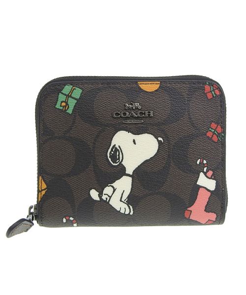 Coach × PEANUTS コーチ スヌーピー ピーナッツ コラボ 二つ折り財布