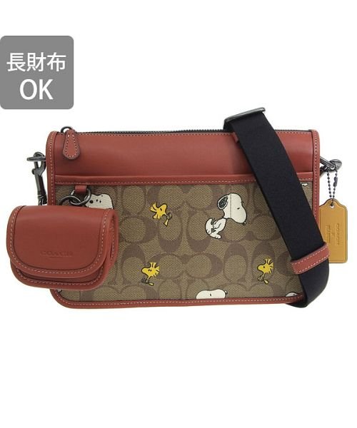 COACH(コーチ)/Coach × PEANUTS コーチ スヌーピー ピーナッツ コラボ ショルダーバッグ/img01