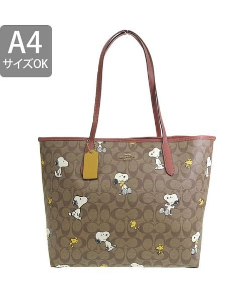 COACH(コーチ)/Coach × PEANUTS コーチ スヌーピー ピーナッツ コラボ トートバッグ/img01