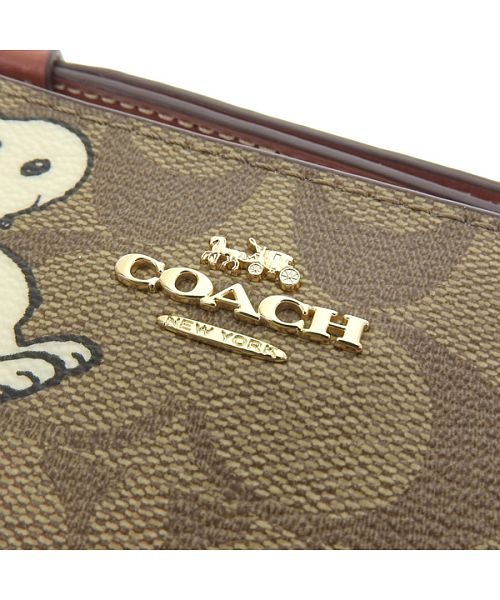 COACH(コーチ)/Coach × PEANUTS コーチ スヌーピー ピーナッツ コラボ リストレットポーチ/img05