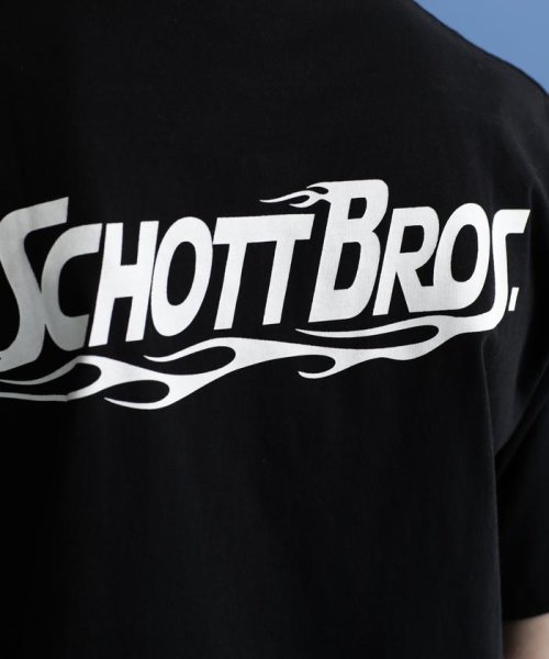 Schott(ショット)/SS T－SHIRT 'FIRE SCRIPT'/'ファイア スクリプト' Tシャツ/img09