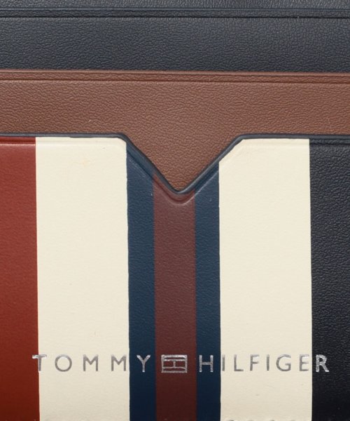 TOMMY HILFIGER(トミーヒルフィガー)/【WEB限定】モダンリアルレザーストライプカードホルダー/img03