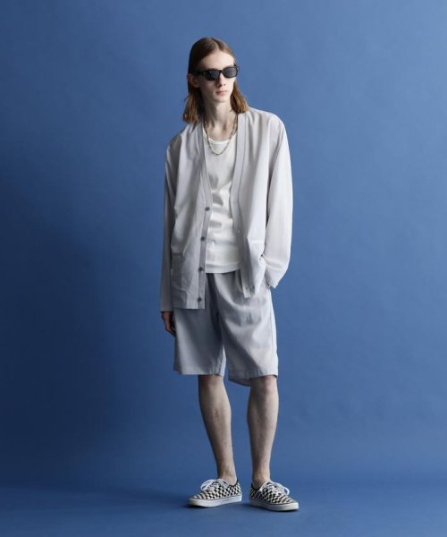 Schott(ショット)/SLUB CHIFFON CARDIGAN/スラブシフォン カーディガン/img23