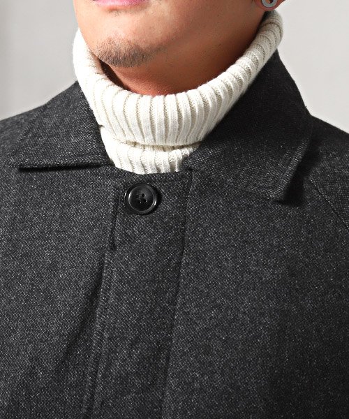 ウール混オーバーサイズステンカラーコート/ステンカラーコート メンズ オーバーサイズ ウール混 人気・おすすめ｜使いやすい・旅行におすすめ 品質保証 全国発送 在庫限り