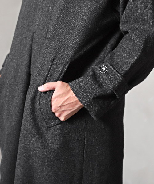ウール混オーバーサイズステンカラーコート/ステンカラーコート メンズ オーバーサイズ ウール混 人気・おすすめ｜使いやすい・旅行におすすめ 品質保証 全国発送 在庫限り