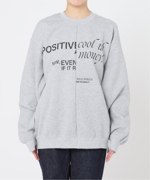 journal standard  L'essage (ジャーナルスタンダード　レサージュ)/《別注》【SKIN/スキン】リメイクCREW POSITIVE SWEATSHIRTS：スウェット/img07