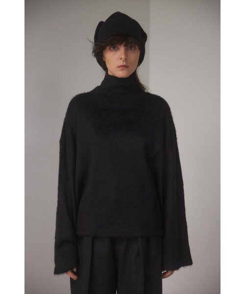 BLACK BY MOUSSY(ブラックバイマウジー)/shaggy turtle neck tops/img02