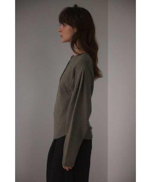 BLACK BY MOUSSY(ブラックバイマウジー)/tuck sleeve knit tops/img24