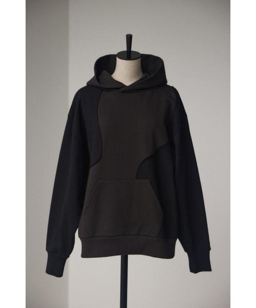 BLACK BY MOUSSY(ブラックバイマウジー)/wave patch hoodie/img08