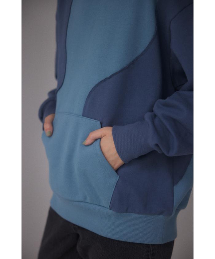 セール】wave patch hoodie(505095411) | ブラックバイマウジー(BLACK