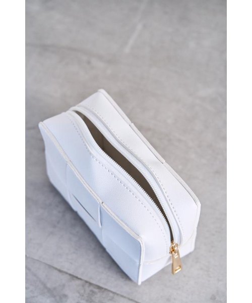AZUL by moussy(アズールバイマウジー)/INTRECCIATO BOX POUCH/img06