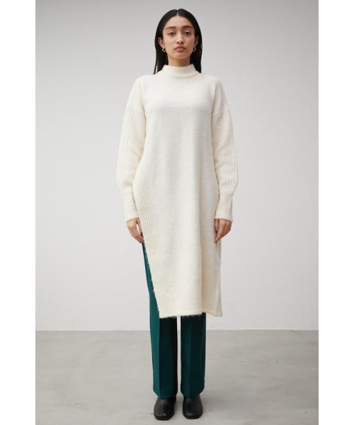 AZUL by moussy(アズールバイマウジー)/LONG SLIT KNIT PULLOVER/img04