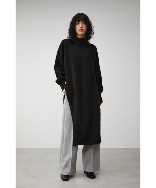 AZUL by moussy(アズールバイマウジー)/LONG SLIT KNIT PULLOVER/img12