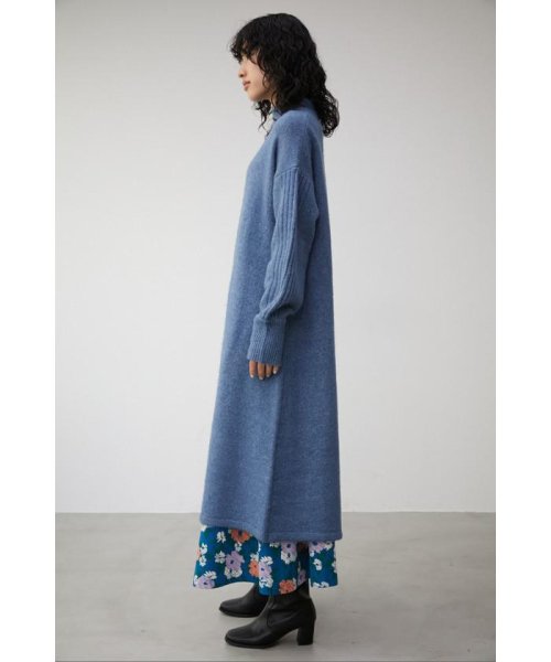 AZUL by moussy(アズールバイマウジー)/LONG SLIT KNIT PULLOVER/img23