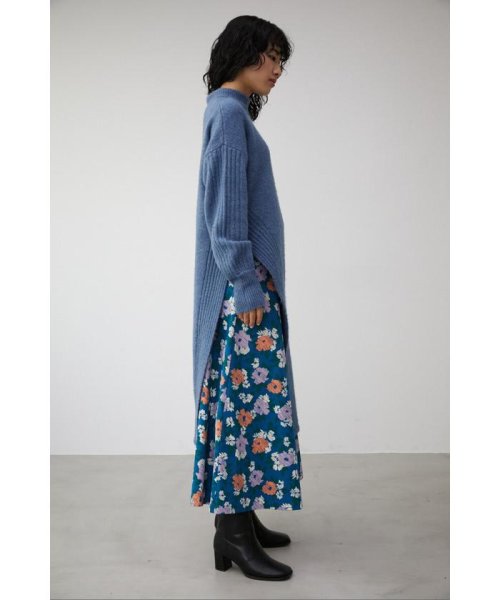 AZUL by moussy(アズールバイマウジー)/LONG SLIT KNIT PULLOVER/img25