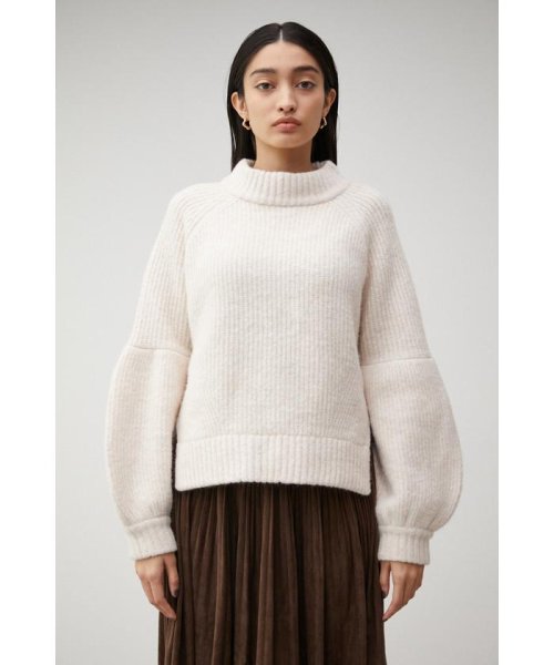 AZUL by moussy(アズールバイマウジー)/DROP SHOULDER VOLUME PUFF KNIT/img04