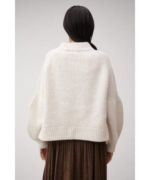 AZUL by moussy(アズールバイマウジー)/DROP SHOULDER VOLUME PUFF KNIT/img06
