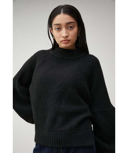 AZUL by moussy(アズールバイマウジー)/DROP SHOULDER VOLUME PUFF KNIT/img10