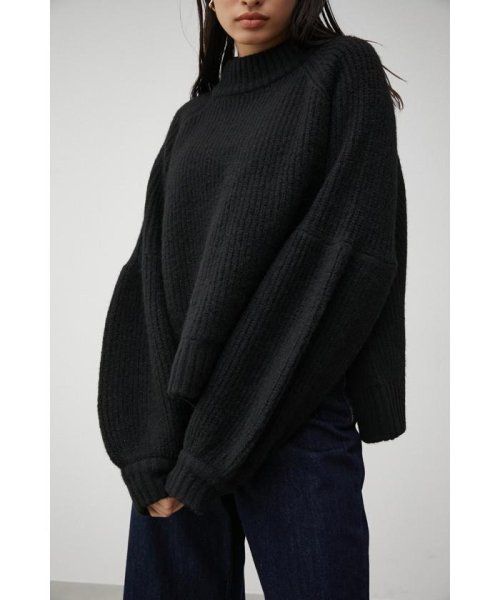 AZUL by moussy(アズールバイマウジー)/DROP SHOULDER VOLUME PUFF KNIT/img11